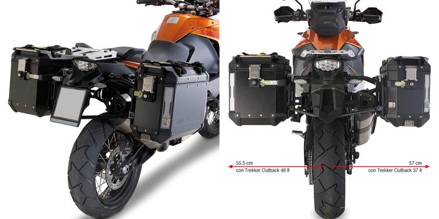 KTM Super Adventure [2015–2016] – Stahlrohr-Seitenkofferträger Cam-Side