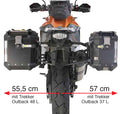 Ktm 1090 Adventure [17-19] - Sidekasseholder i stålrør for Trekker Outback-2