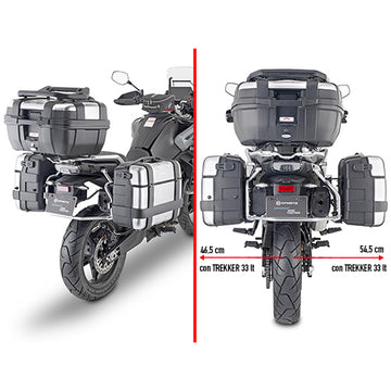 CF Moto 800 Mt [2022-2025] - CF Moto 用モノキーケース用サイドケースキャリア - 0
