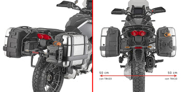 Moto Guzzi Stelvio 1000 [GIVI] - Seitenkofferträger PL ONE-FIT für die Konfiguration von MONOKEY® Seitenkoffern oder