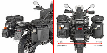 CF Moto MT-X 800 [2025–2026] – Stahlrohr-Seitenkofferträger PL ONE-FIT Cam-Side