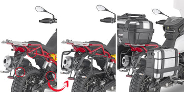 Moto Guzzi V85 TT [GIVI] - šoninio dėklo laikiklis PL ONE-FIT