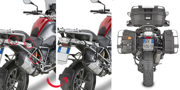 BMW R 1200 GS Adventure [GIVI] - Seitenkoffer-Träger abnehmbar für MONOKEY® Koffer nicht kompatibel mit den Alu
