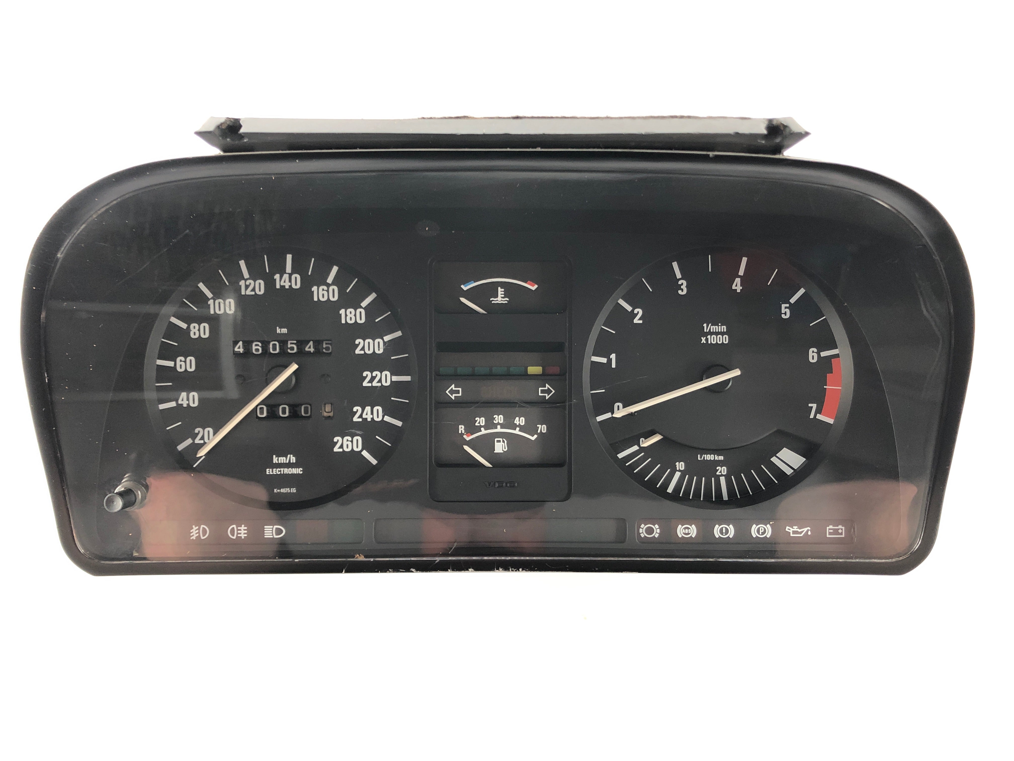 BMW M 535i E28 [1986] - Speedometer cockpit 260 km/h - odometer defective - 0