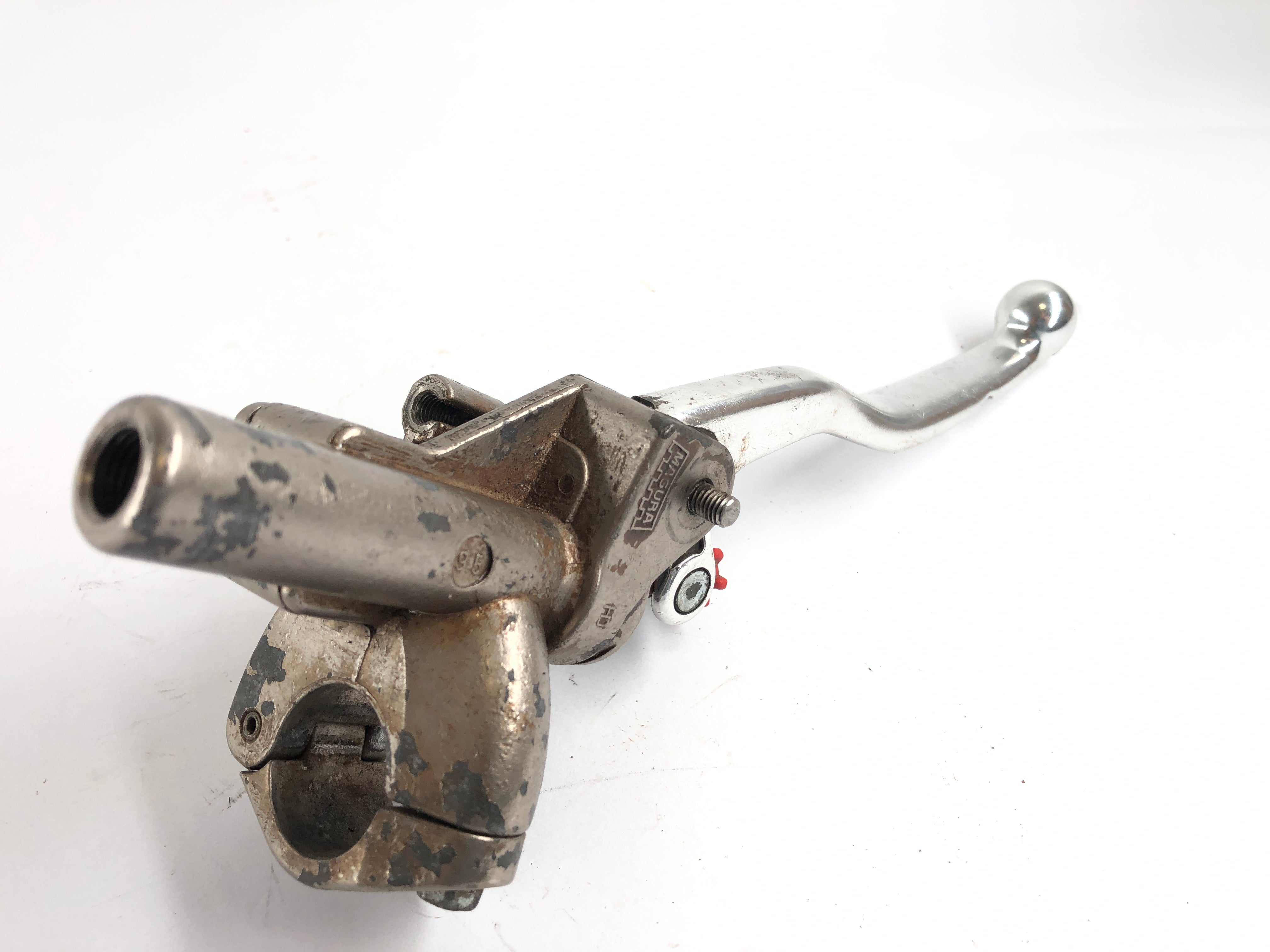 Husaberg FE 501 [2002] - Handlebar fitting left clutch pump with brake lever and decompression lever