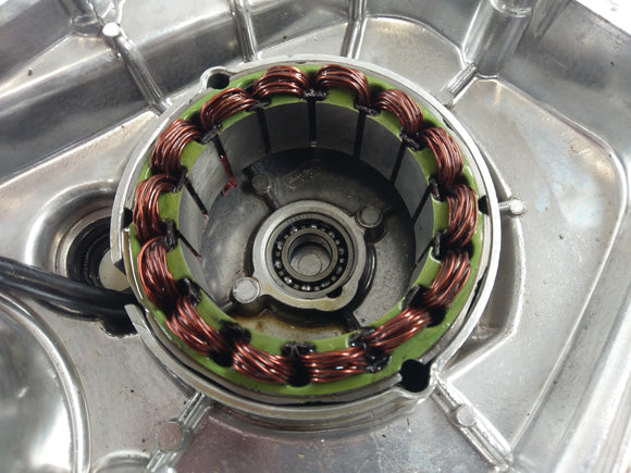 Ducati Pantah 500 SL [1982] - крышка генератора со статором