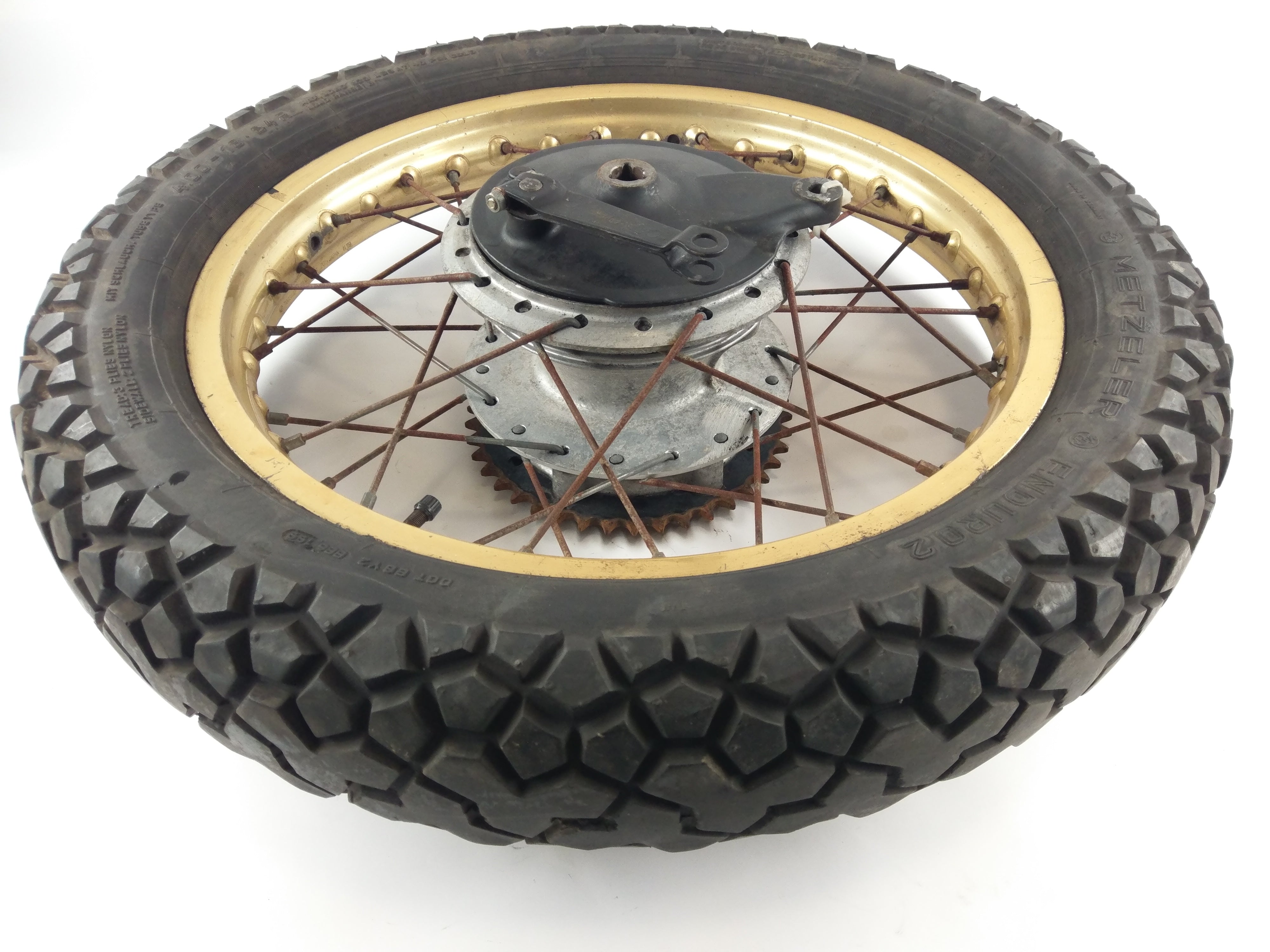 Yamaha XT 500 1U6 [1980] - Rear wheel rim gold 1.85 x 18"