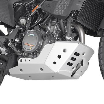 KTM Adventure 390 [GIVI] - Motorschutz aus satiniertem und eloxiertem Aluminium