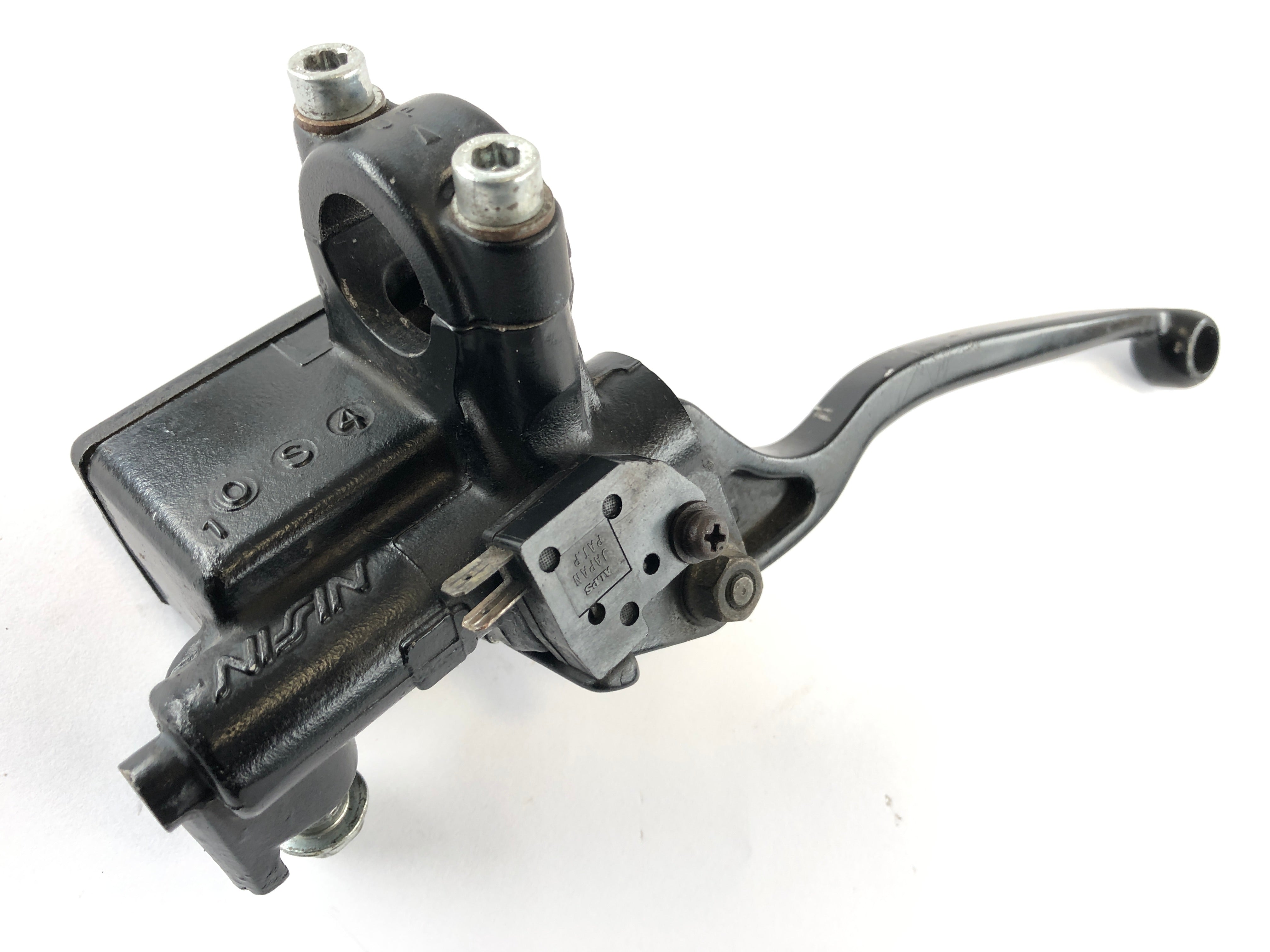 Kawasaki KLR 250 KL250D [1988] - Handlebar fitting right brake pump with brake lever