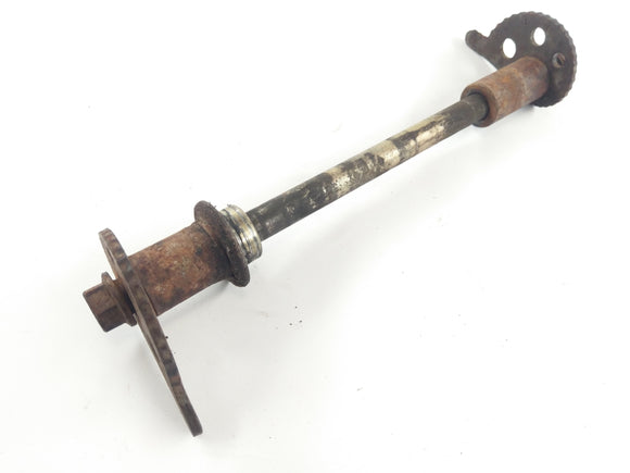 Yamaha DT 80 53V [53VA] - Eje trasero con tensor de cadena