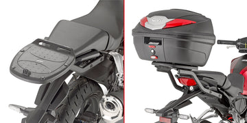 Honda CB 300 R [GIVI] - Topcase Träger für MONOLOCK® Koffer benutzen Sie die im Koffer mitgelieferte MONOLOCK® Platte
