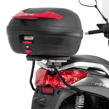 SYM Citycom 300 [GIVI] - Bagażnik górnej części obudowy MONOLOCK® musi być nawiercony