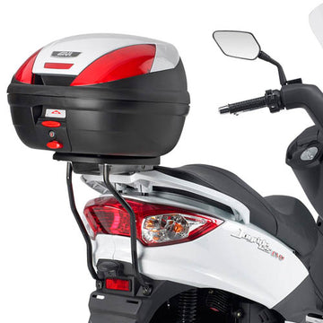 SYM Joyride Evo 125-200 / Joyride S 125-200 [GIVI] - A MONOLOCK® tokok felső toktartója használja a tokban lévőket
