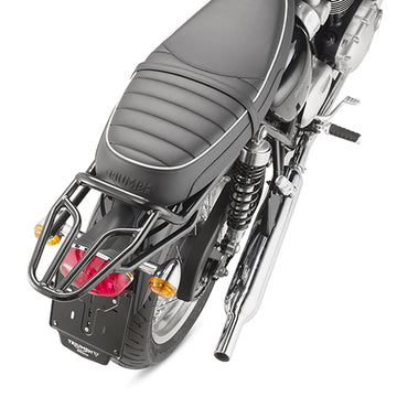 Triumph Bonneville T 100 [GIVI] - Topcase Träger für MONOKEY® oder MONOLOCK® Koffer schwarz für MONOKEY® Koffer benutzen