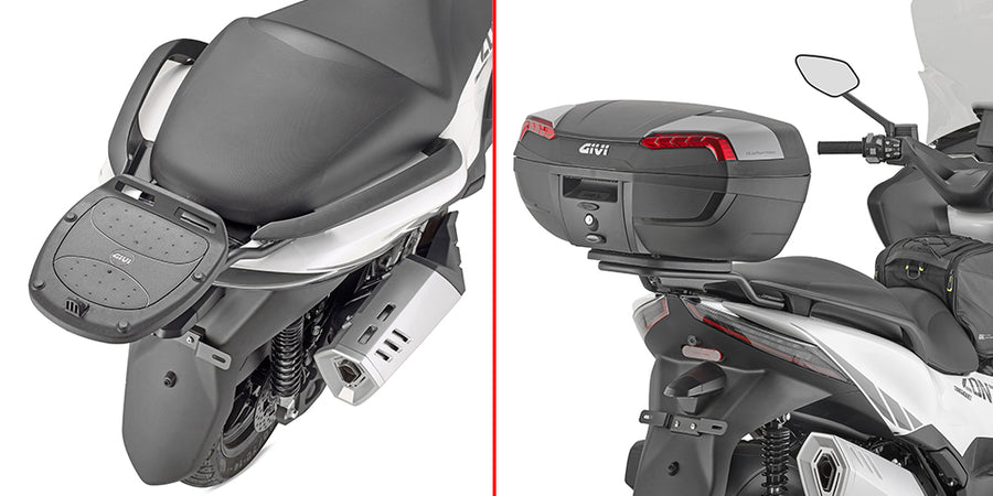 Zontes E 368 [GIVI] - Topkofferdrager voor MONOLOCK®-koffers, gebruik de MONOLOCK®-plaat die in de koffer zit