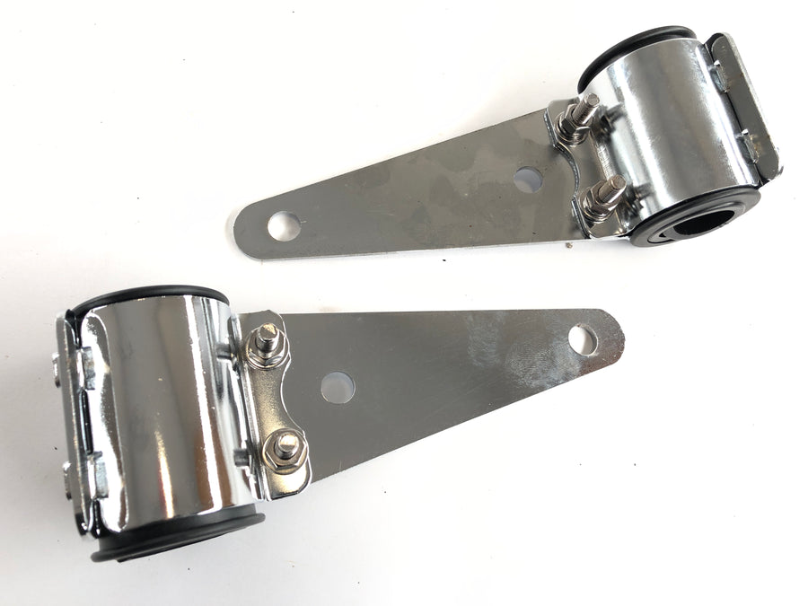 Yamaha XT 500 1U6 [1980] - priekšējā luktura turētājs lampu turētājs hromēts