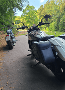 Moto soma [Hepco & Becker] - ādas somu komplekts Rugged 21 L - melna - C-Bow