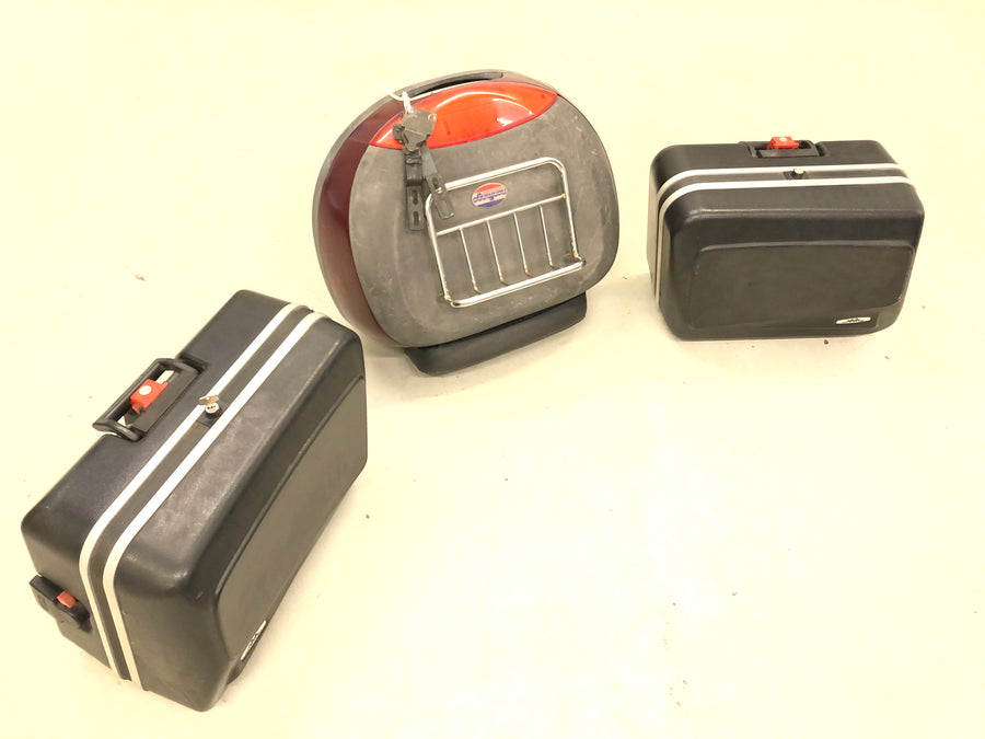 Honda GL 500 Silverwing PC02 - Kofferset Koffer Topcase mit Halterung