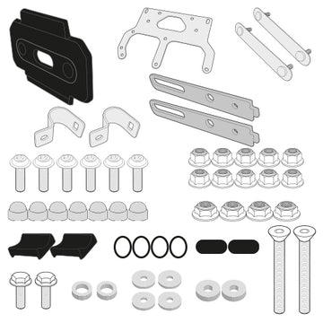 Suzuki DL 1000 V-Strom [GIVI] - Kit für die Montage der S250 Tool Box an PLR3105 Träger zu montieren mit der S250 und