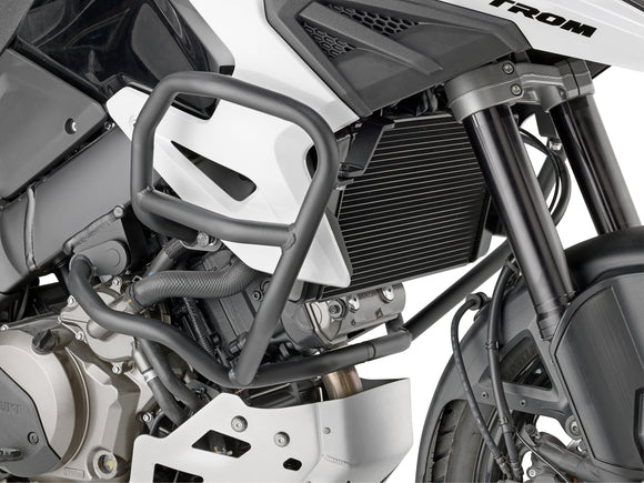 Suzuki V Strom [2020-2025] - Barra paramotore nera per Suzuki V-Strom 1050 / XT/SE