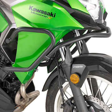 Kawasaki Versys 300 [2017-2025] - Barra paramotore - nera - per Kawasaki Versys-X