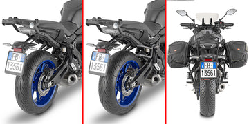 Yamaha Tracer 7 [2025] - Espaciador Remove-X para bolsas laterales blandas