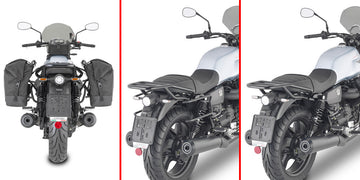 Moto Guzzi V7 850 Special [2021–2026] – REMOVE-X Abstandshalter, abnehmbar für Satteltaschen