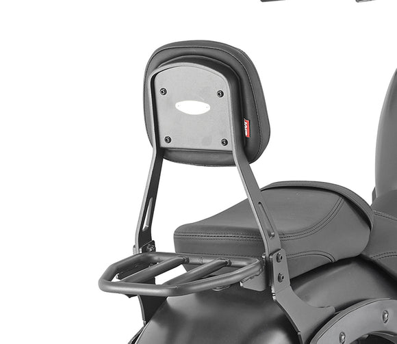 Kawasaki Vulcan S 650 [2015-2025] - Sissybar с багажником - черный для Kawasaki