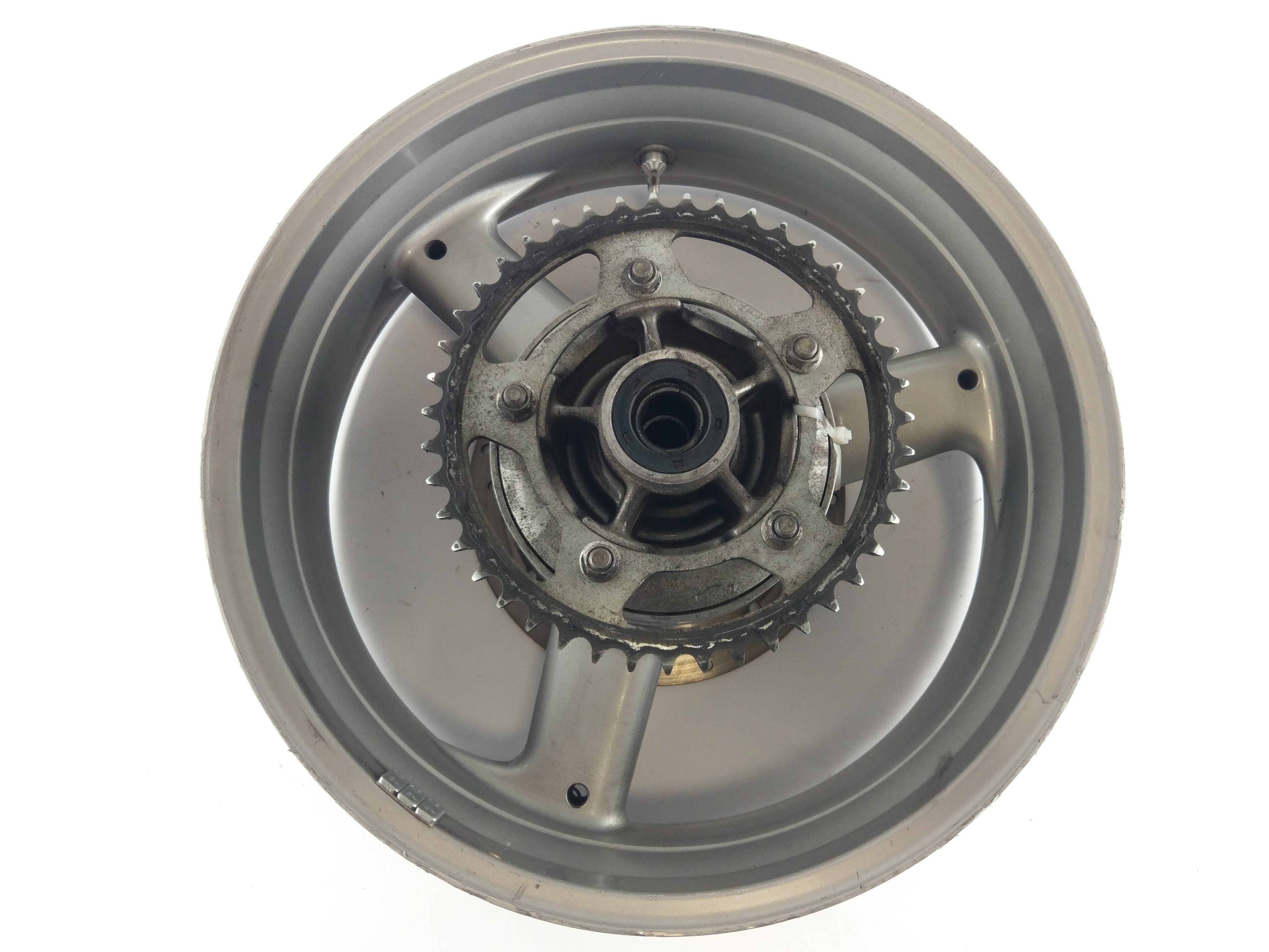 Triumph Sprint 955i RS T695 [2000] - Rear wheel rim with brake disc and sprocket