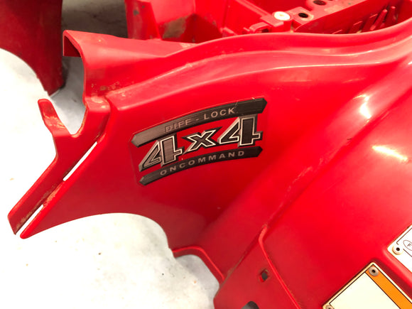 Yamaha Grizzly 660 AM03W [2003] - Limpeza traseira do revestimento traseiro