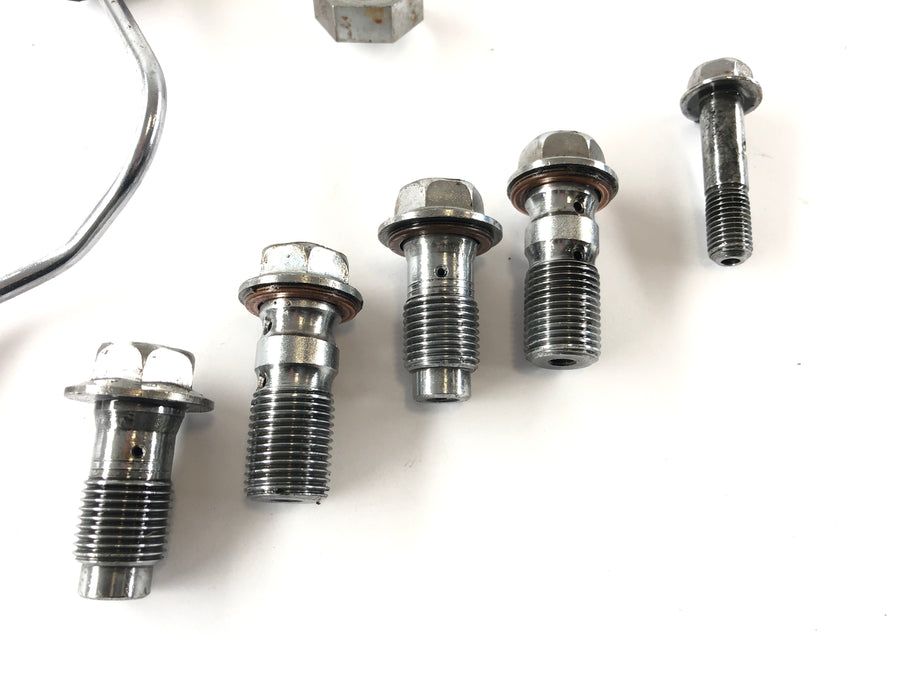 Yamaha XV 750 Virago [1991] - Oil risers with banjo bolts