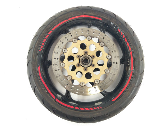 Cagiva Mito EVO 125 N1 [2004] - RAD RAD RIM della ruota anteriore 3.0x17 "buoni pneumatici