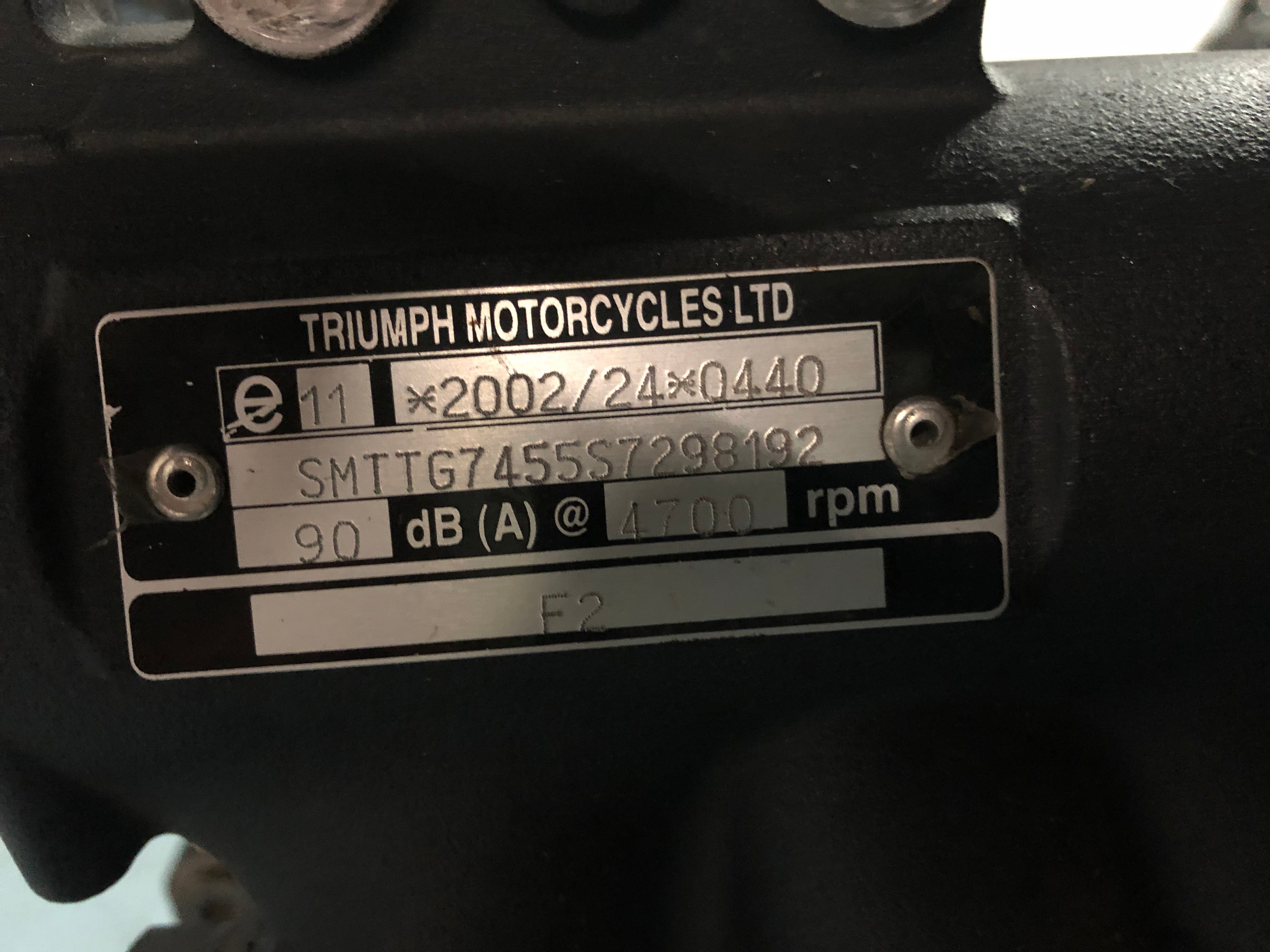 Triumph Tiger 1050 115NG [2016]  - ペーパー付きのフレーム