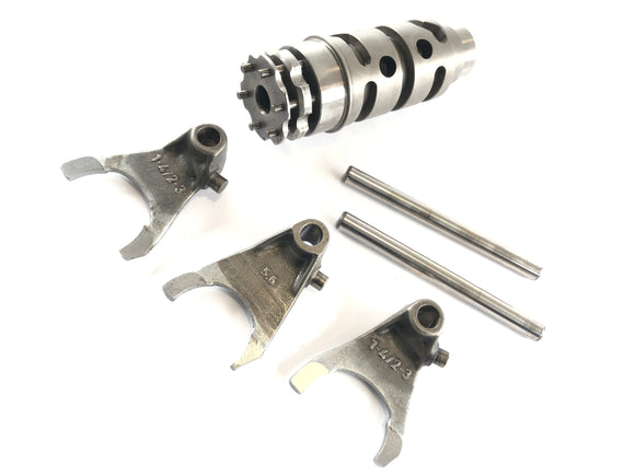 Ducati 900 SS [1992] - Shift drum with shift claws and shafts