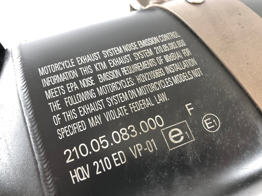Husqvarna 701 Vitpilen [2018] - Schalldämpfer Auspuff original