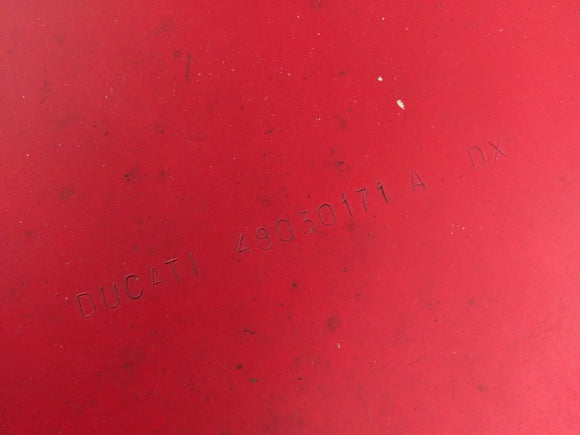 Ducati 750 SS [1994] - Сторонная облицовка замаскированная передняя справа