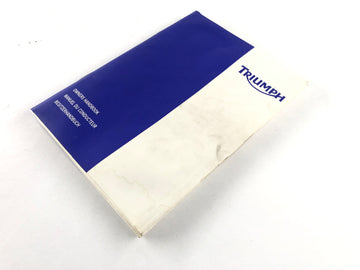 Triumph Speed Triple 1050 515NJ [2006]  - 操作指示