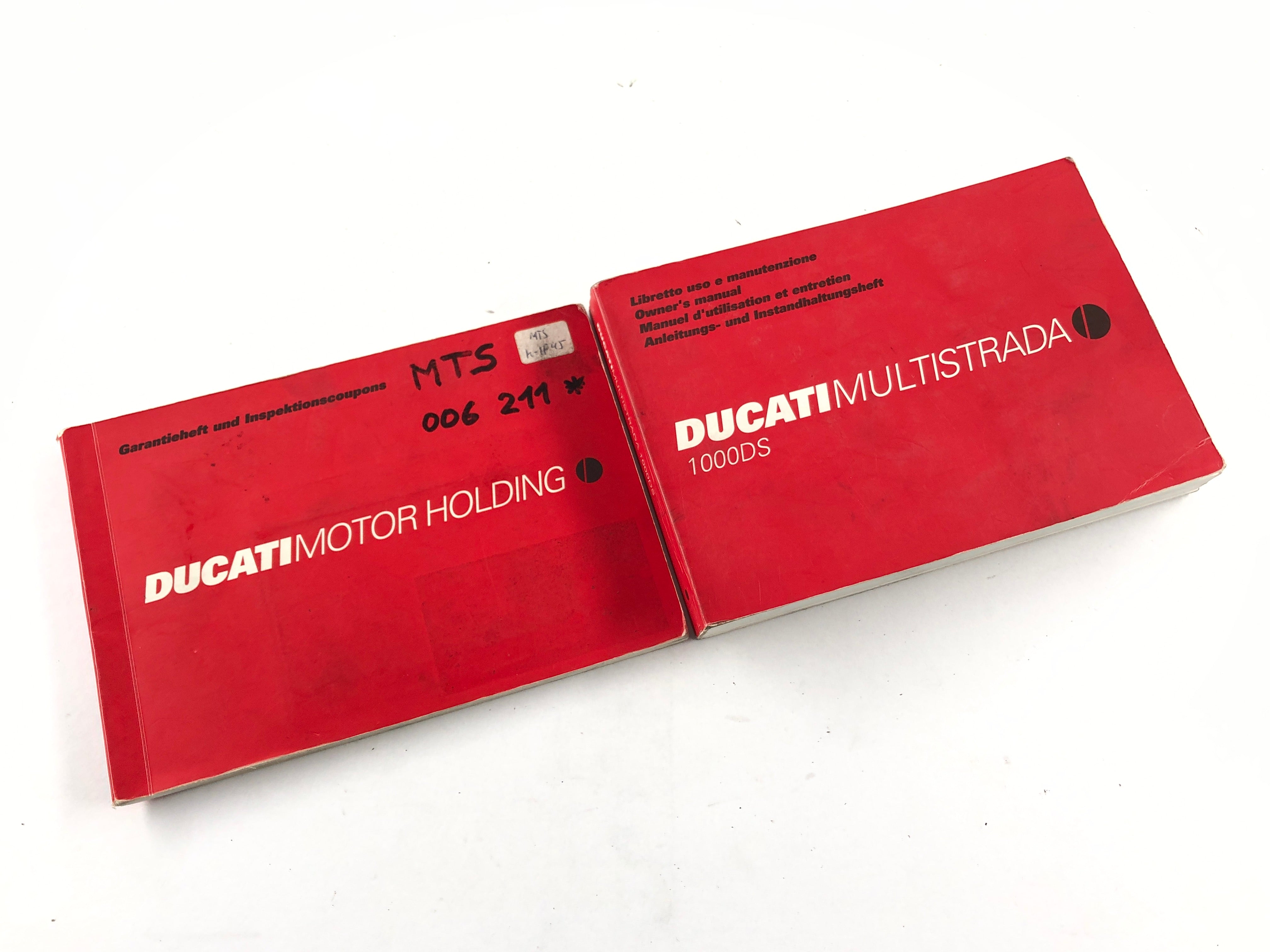 Ducati Multistrada 1000 DS [2004] - Driftsinstruktioner med servicebroschyr