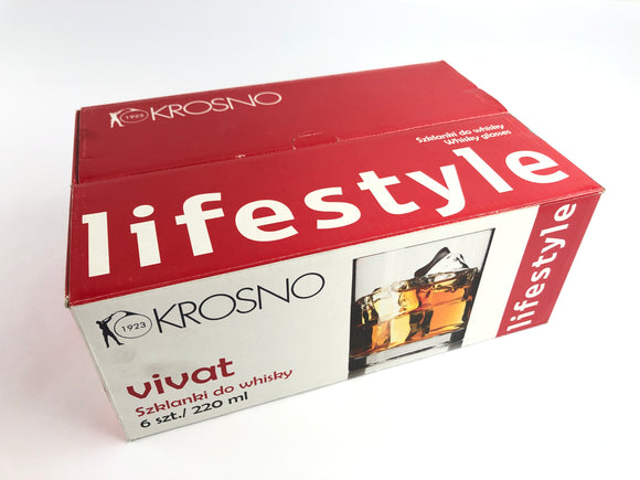 Životní styl brýlí whisky 6 sada