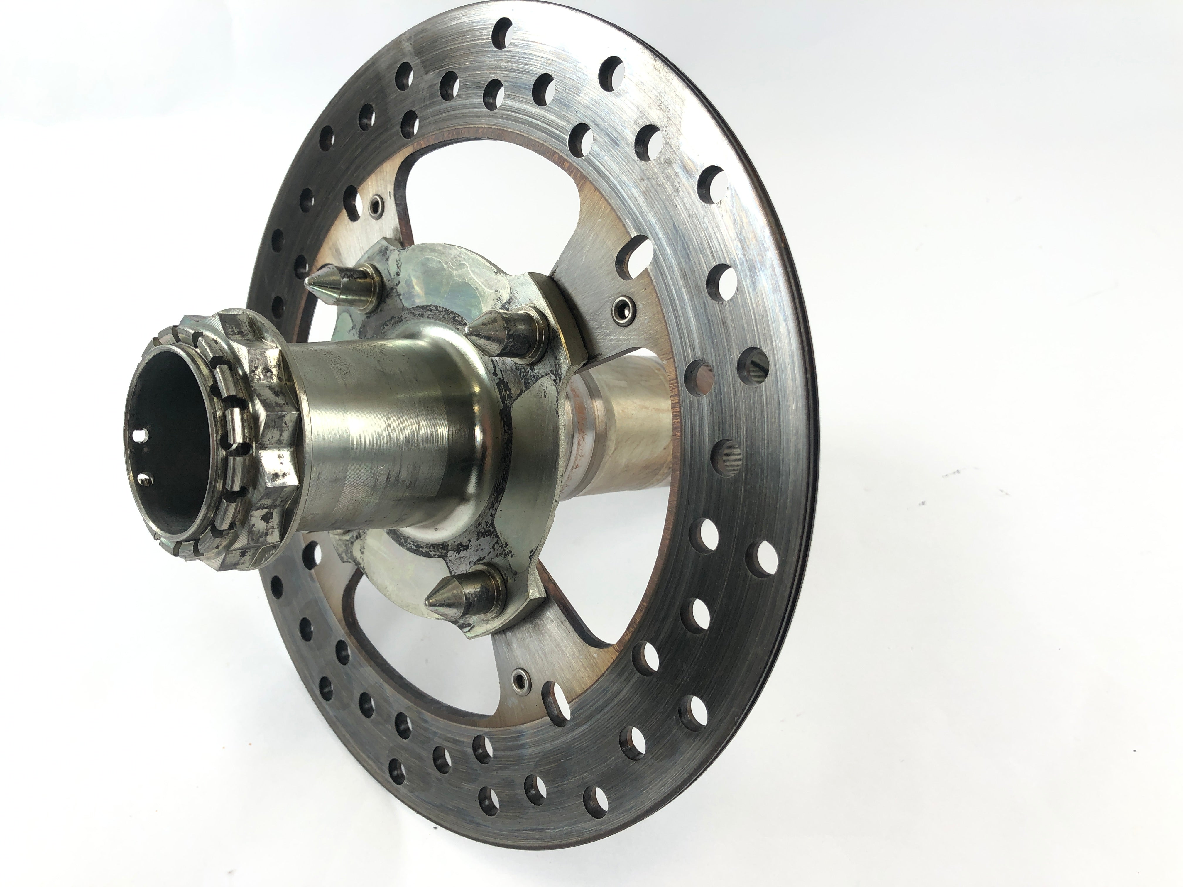 Ducati 1098 S [2007] - Rear axle rear wheel axle and brake disc - 0