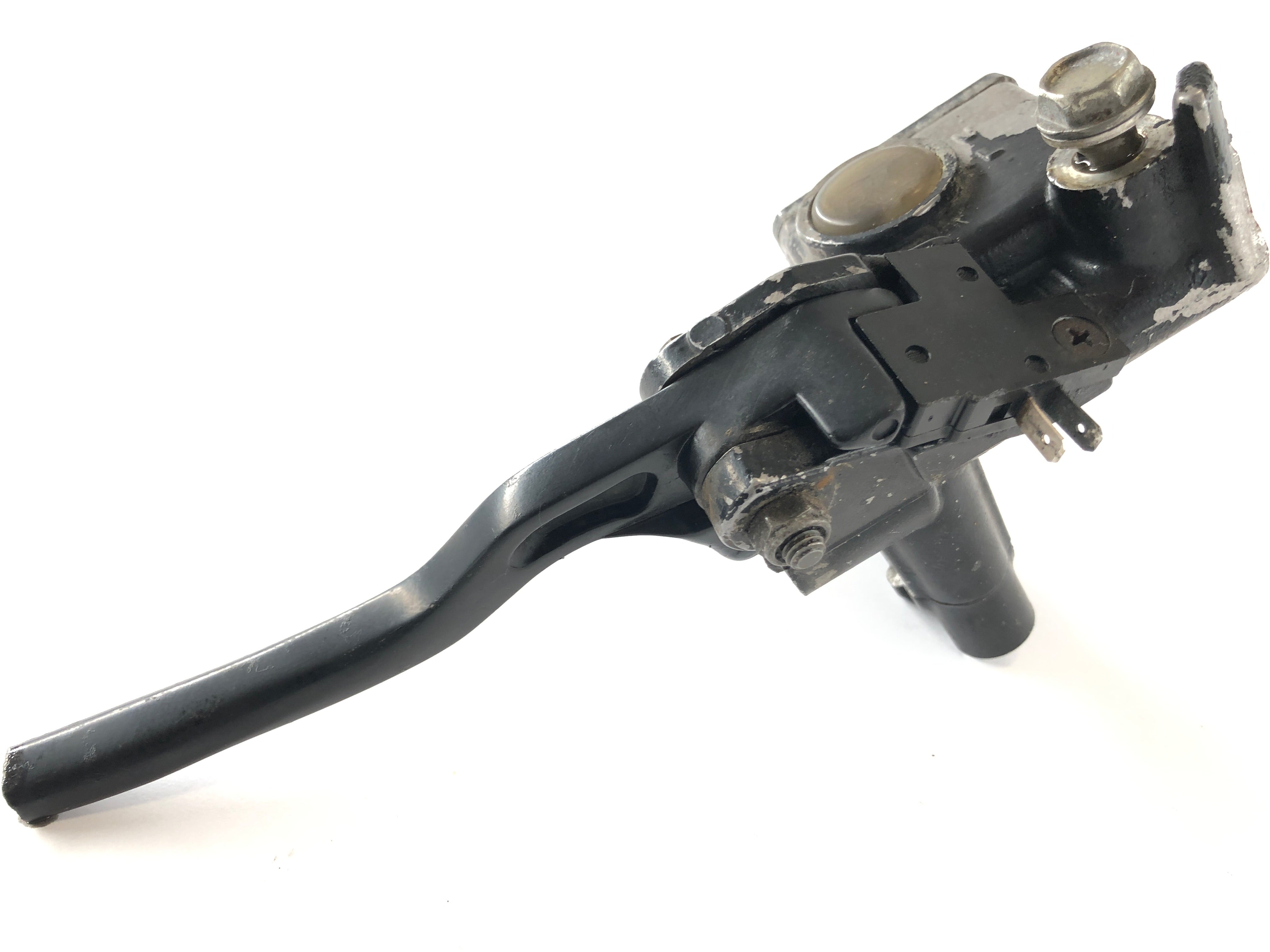 Kawasaki KLR 250 KL250D [1988] - Handlebar fitting right hand brake pump with brake lever