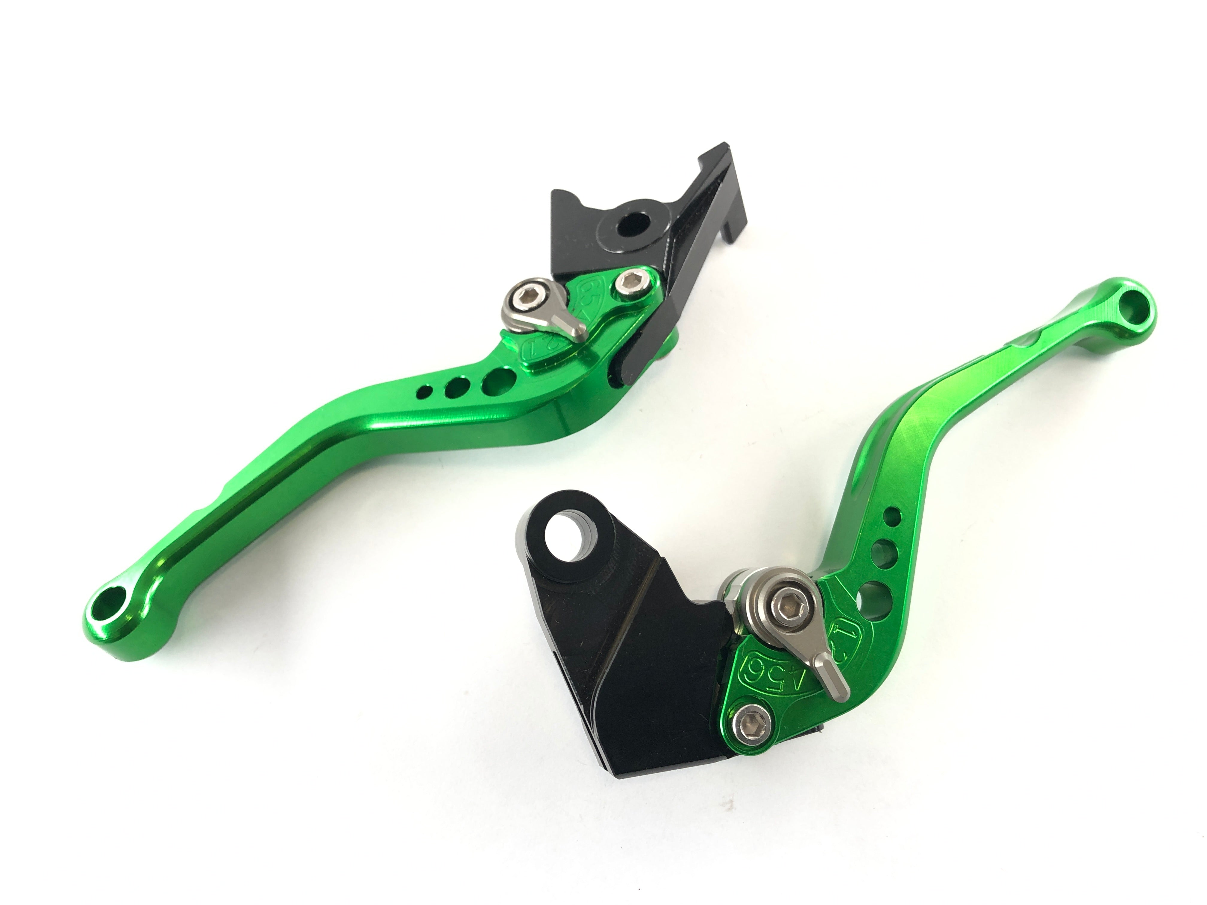 V-Trec [Suitable for many other models] - Brake lever and clutch lever green, KBA 91299