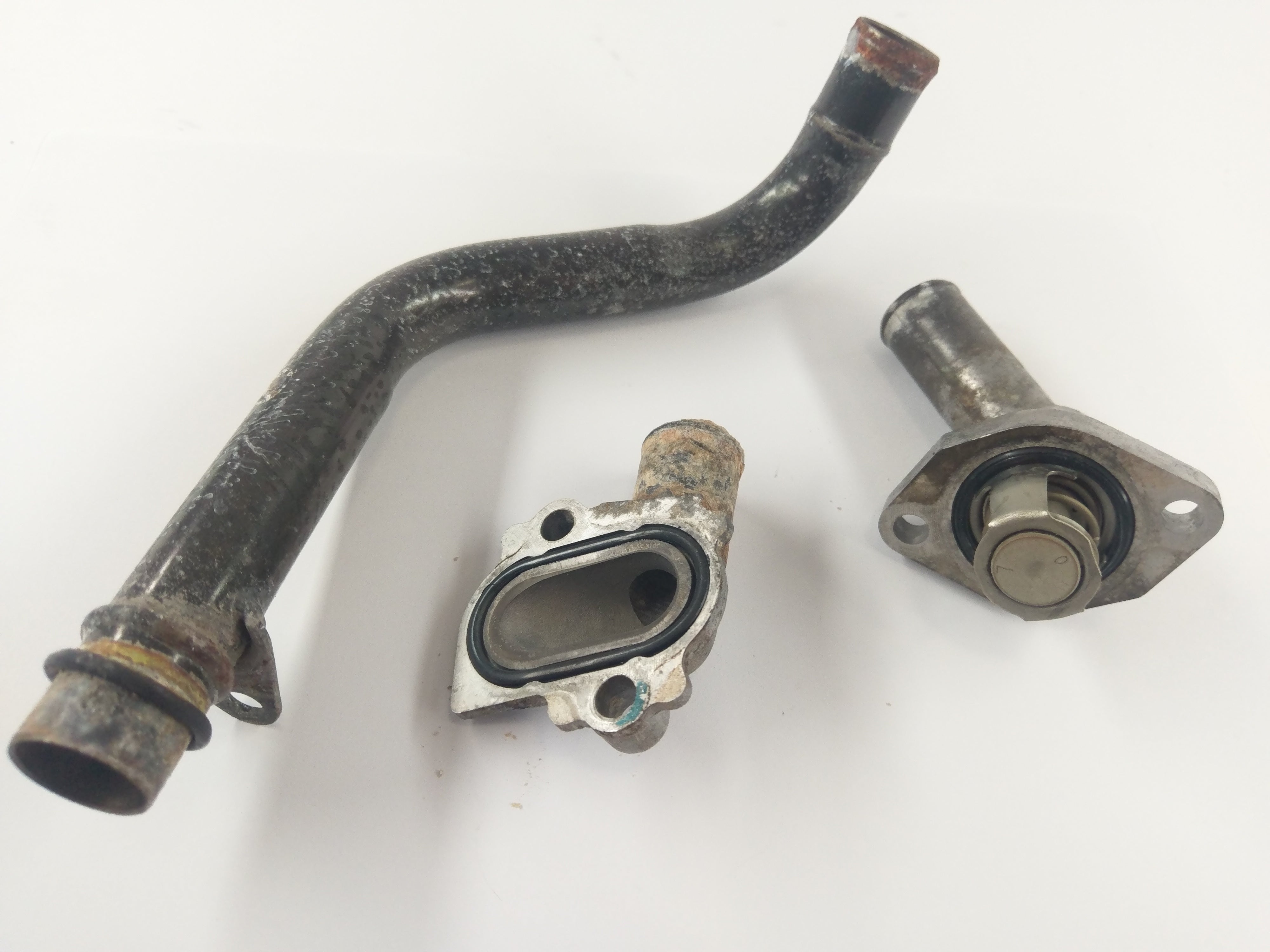 Yamaha Kodiak 400 5Y4 [2004] - Thermostat und Wasserflansche Set - 0