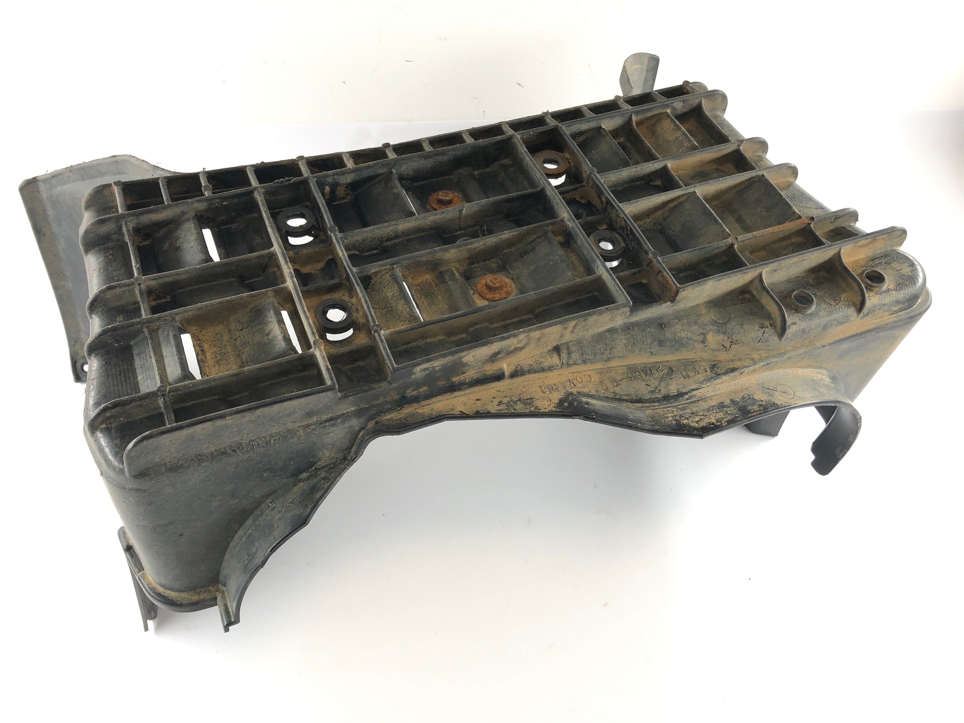 Yamaha Grizzly 660 AM03W [2003] - Footrest plate left footboard