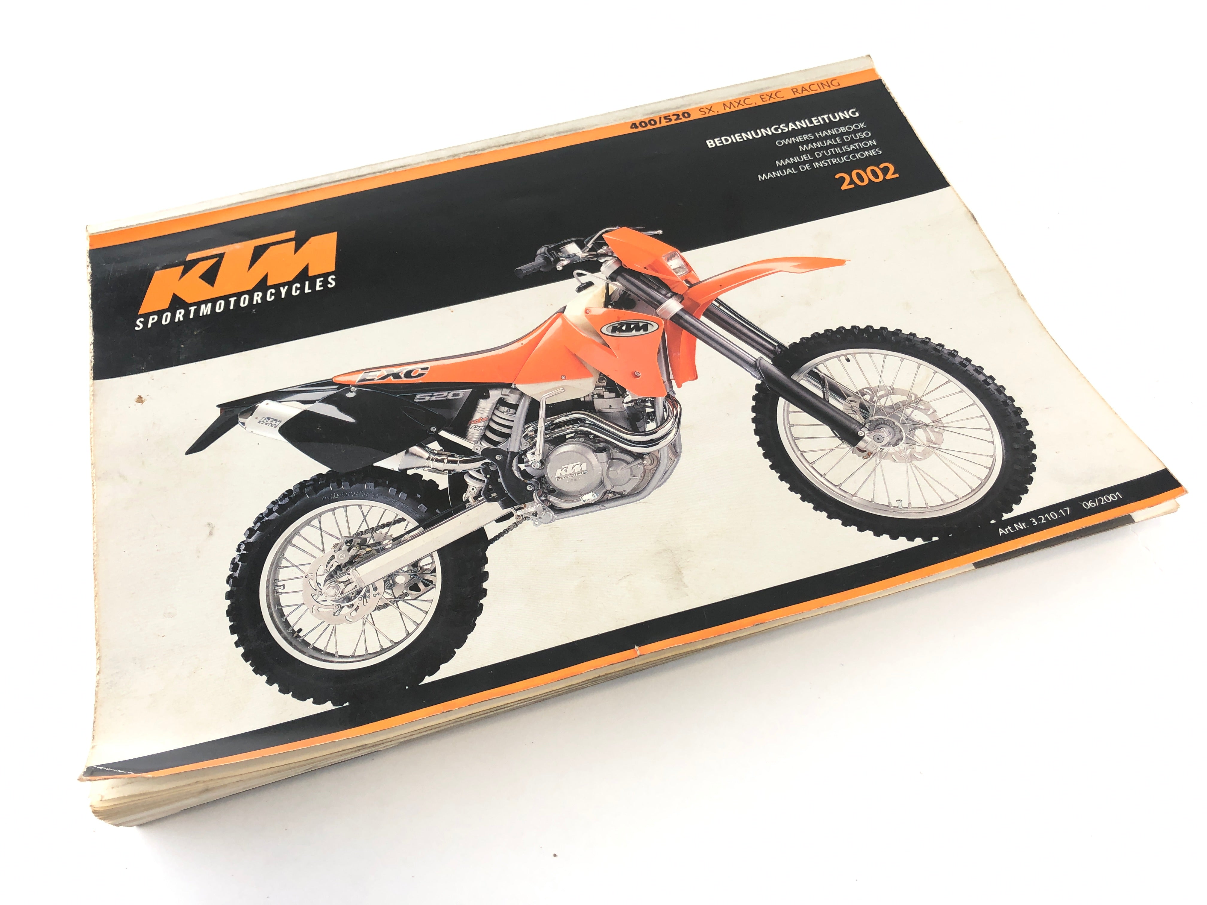 KTM 520 EXC [2001] - Driftsinstruktioner