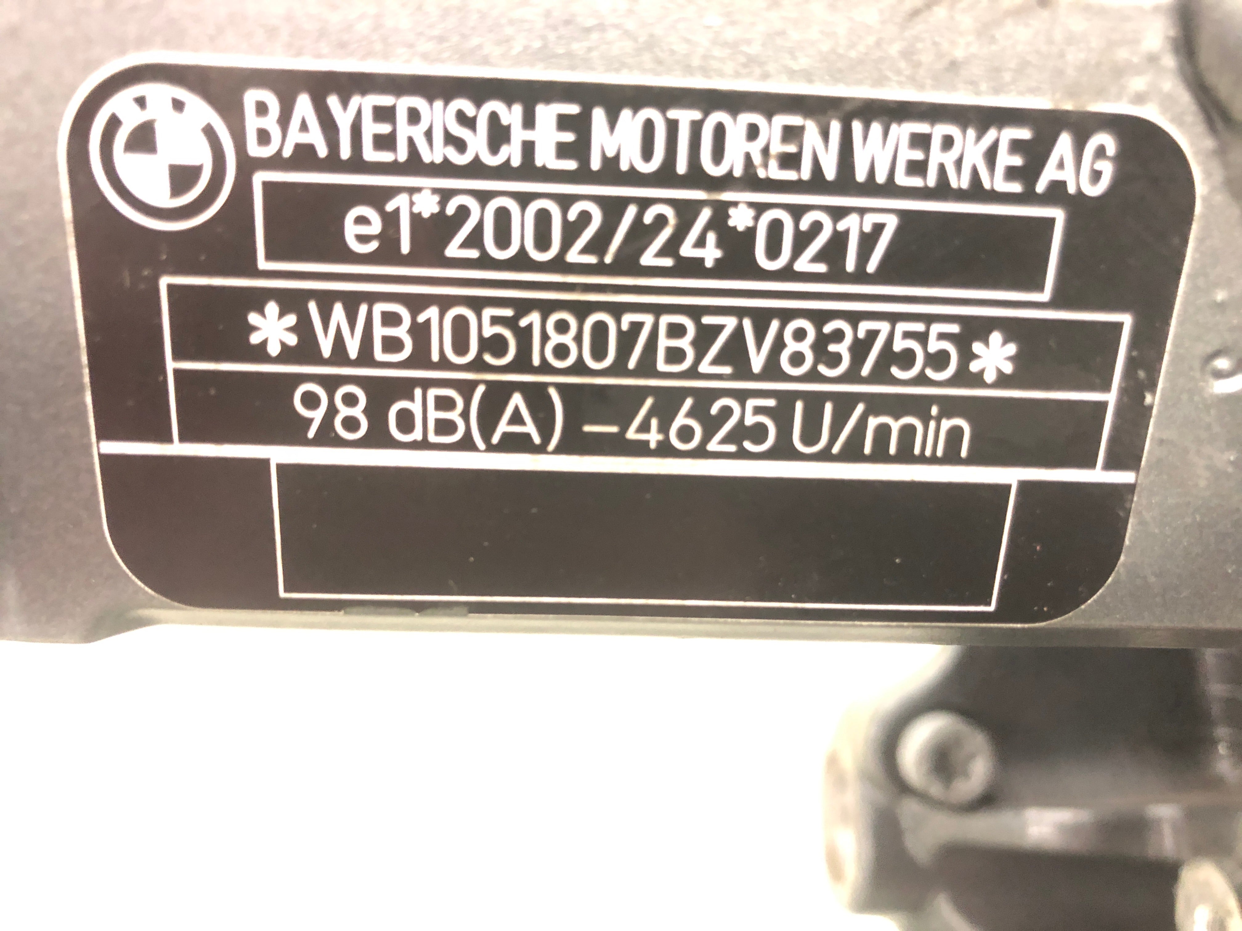 BMW K 1300 R [2010] - Rahmen mit Papieren