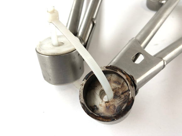 Moto Guzzi V11 [2001] - Fusrsten Holder Pediatric Footrest and Silencer Bracket Set