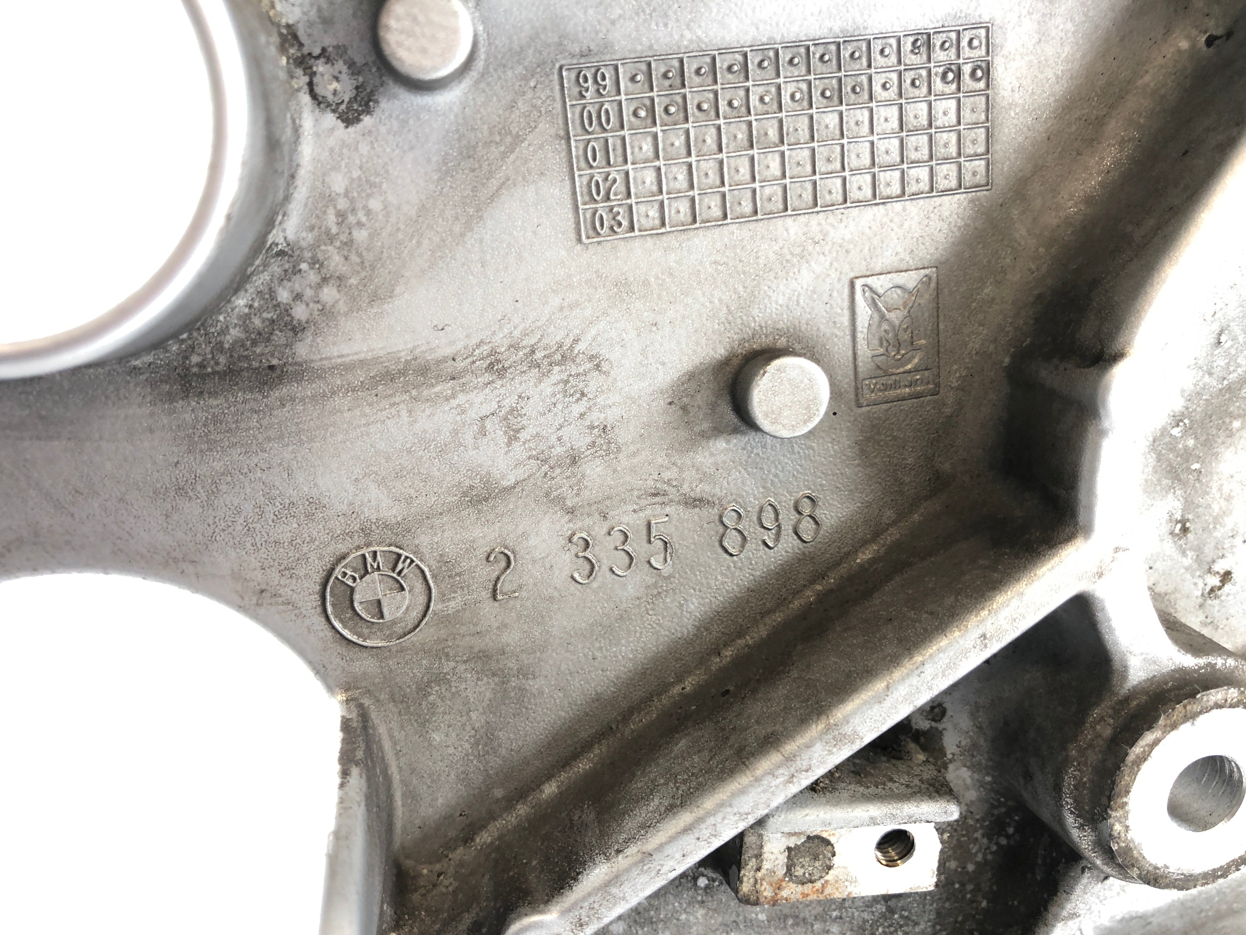 BMW R 1150 RT [2001] - Footrest plate right with brake pedal