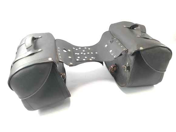 Satteltaschen Leder Chopper Packtaschen