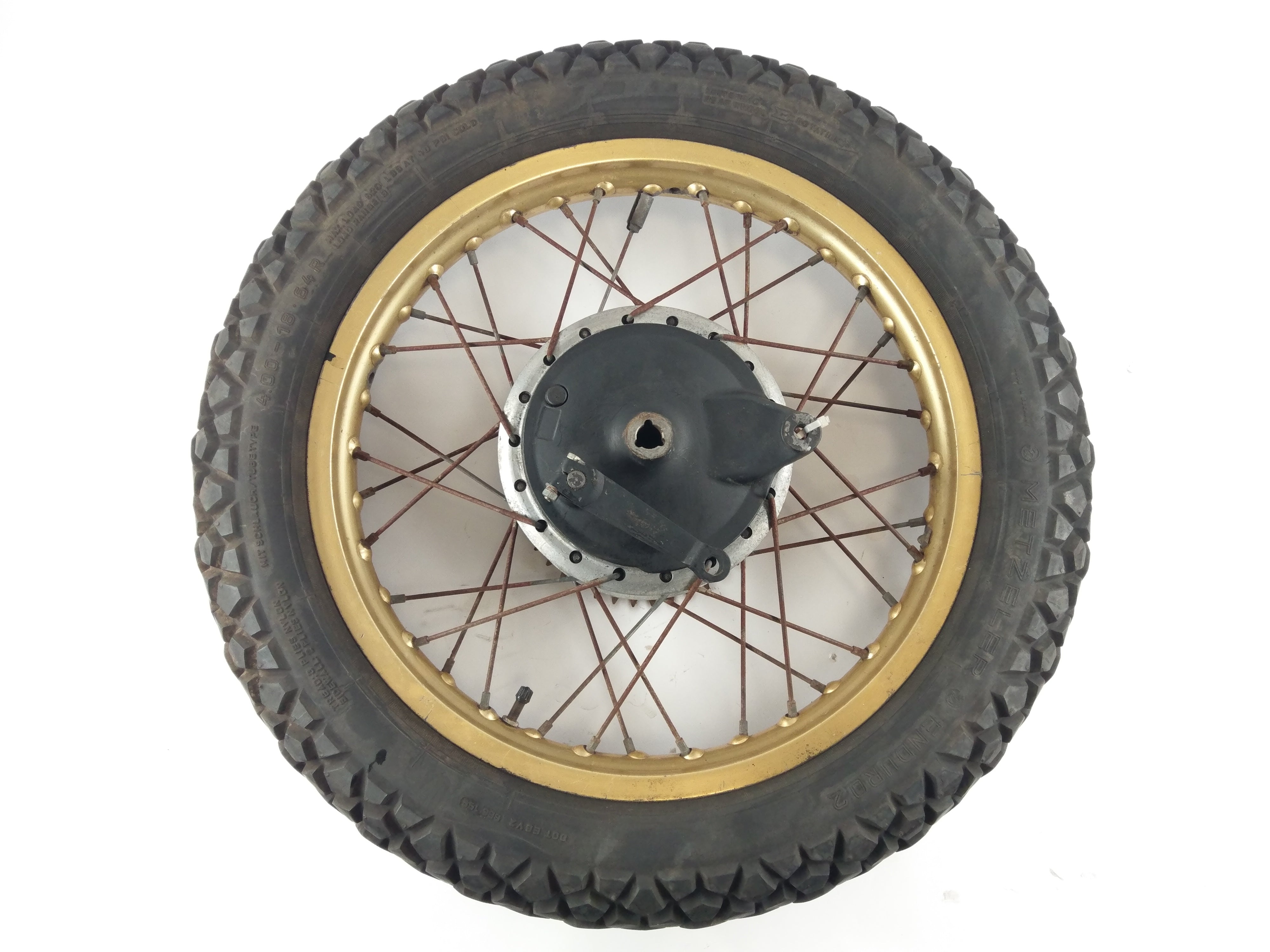 Yamaha XT 500 1U6 [1980] - Rear wheel rim gold 1.85 x 18"